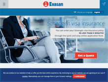 Tablet Screenshot of evasan.com